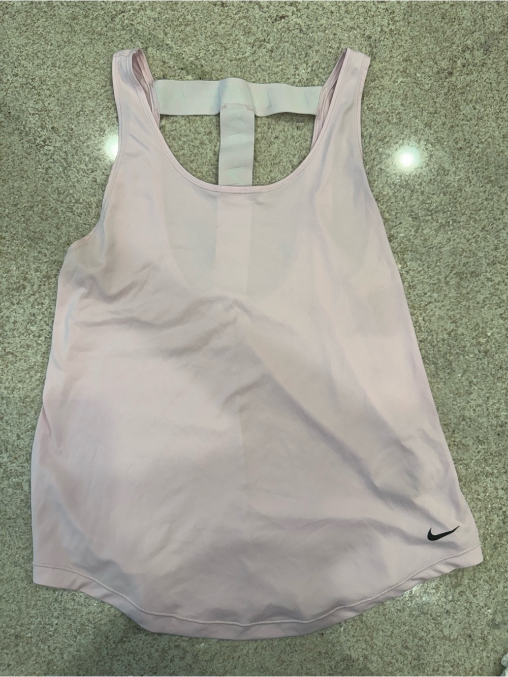 Nike Women's Pale Pink Tank Top with T-Back Strap